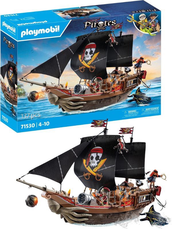 Playmobil 71530 Pirates Bausatz Großes Piratenschiff von Playmobil