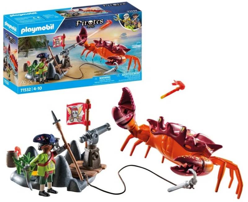 Playmobil 71532 Pirates Bausatz Kampf gegen die Riesenkrabbe von Playmobil