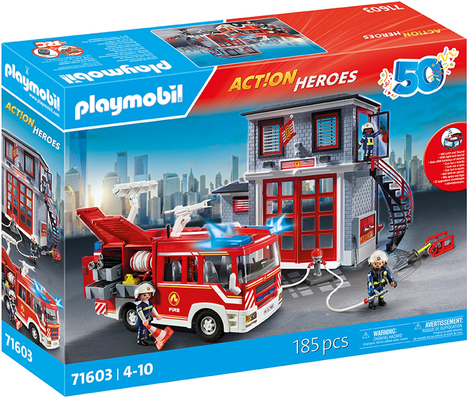 Playmobil 71603 Action Heroes Bausatz Feuerwehr-Megaset von Playmobil