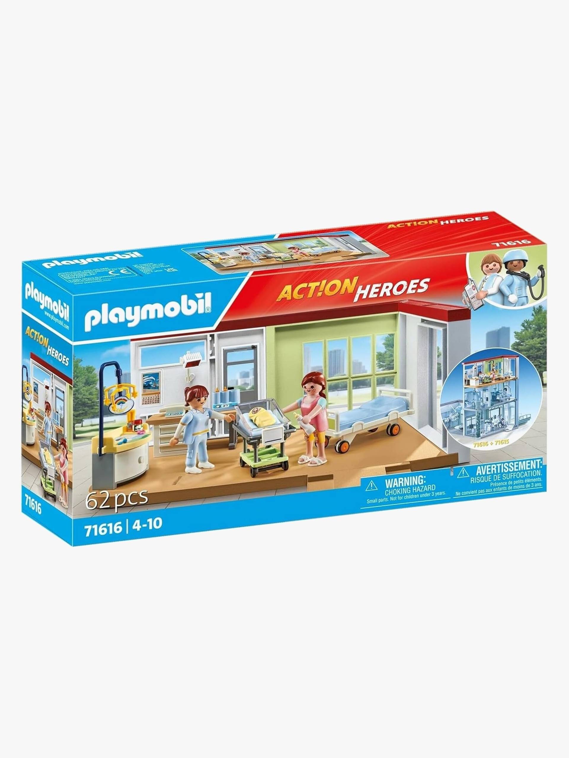 Playmobil 71616 Action Heroes Bausatz Entbindungsstation Playmobil 71616 Action Heroes Bausatz Entbindungsstation von Playmobil