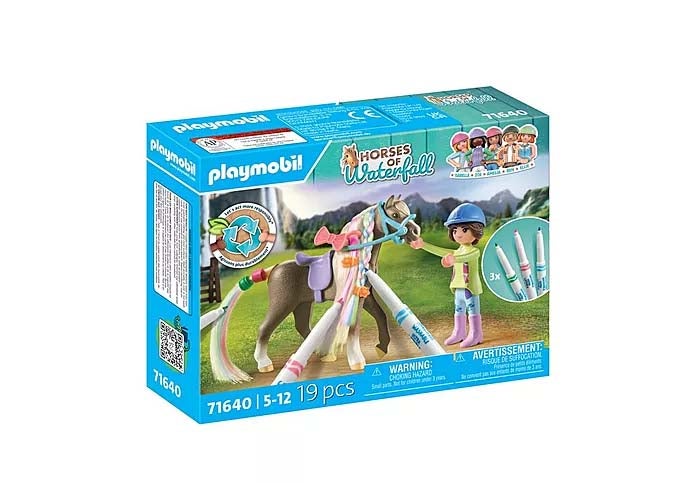 Playmobil 71640 Horses of Waterfall Kreativset mit Pferd und Stiften von Playmobil