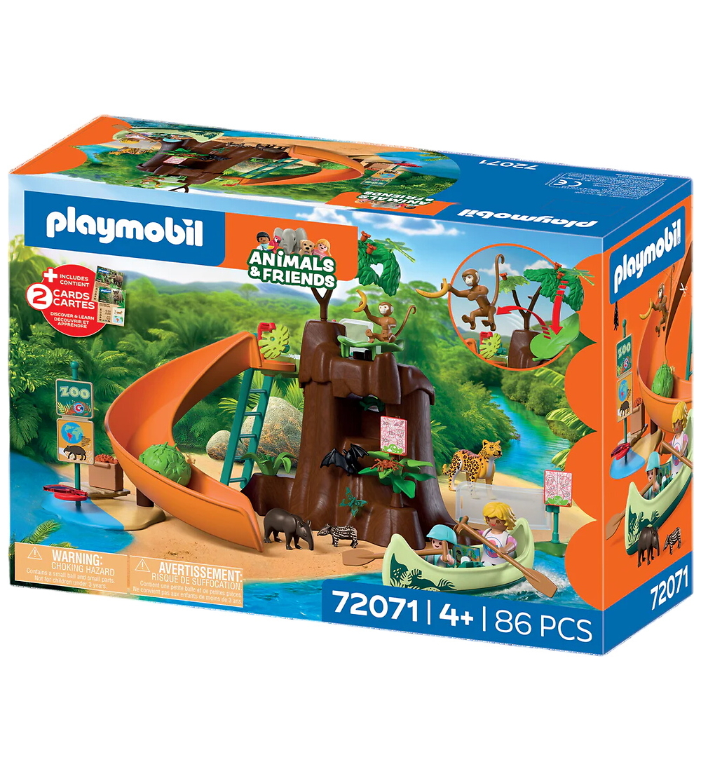 Playmobil Animals & Friends - Zoo: Dschungelabenteuer - 86 Teile - Playmobil - One Size - Spielzeug Playmobil Animals & Friends - Zoo: Dschungelabenteuer - 86 Teile - Playmobil - One Size - Spielzeug von Playmobil