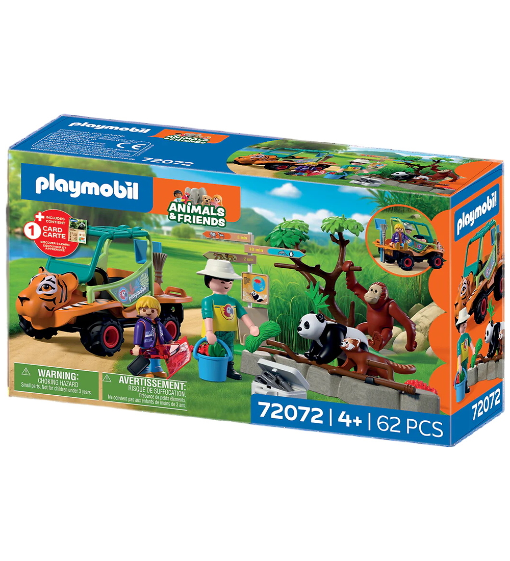 Playmobil Animals & Friends - Zoo: Tierbetreuer mit Fahrzeug - 6 - Playmobil - One Size - Spielzeug Playmobil Animals & Friends - Zoo: Tierbetreuer mit Fahrzeug - 6 - Playmobil - One Size - Spielzeug von Playmobil