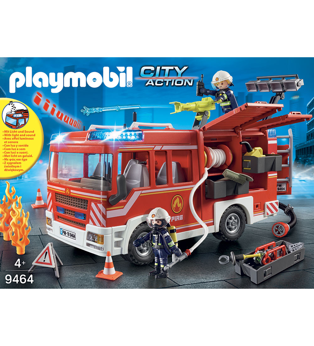Playmobil City Action - Feuerwehrauto - 9464 - 138 Teile - Playmobil - One Size - Autos Playmobil City Action - Feuerwehrauto - 9464 - 138 Teile - Playmobil - One Size - Autos von Playmobil