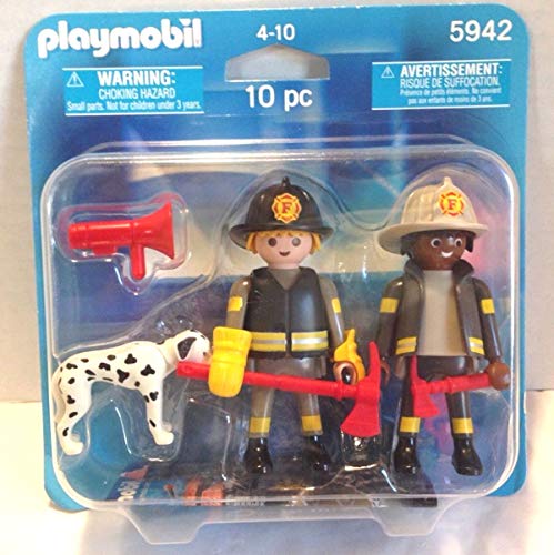 Playmobil Duo_Pack 5942 Amerikanische Feuerwehr mit Dalmatiner von PLAYMOBIL