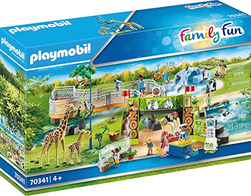 PLAYMOBIL Family Fun 70341 Mein großer Erlebnis-Zoo, Ab 4 Jahren von PLAYMOBIL