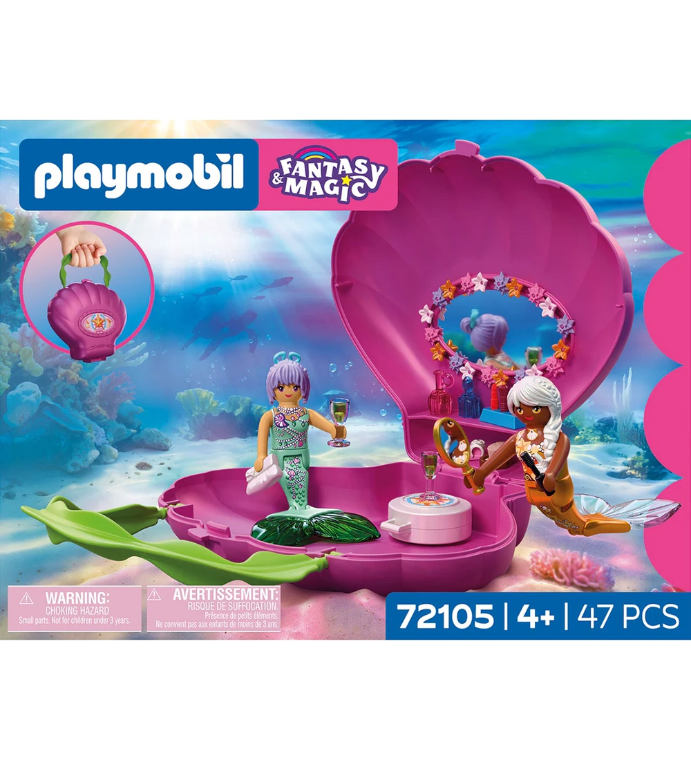 Playmobil Fantasy & Magic - Meerjungfrauen-Muscheltasche - 72105 - Playmobil - One Size - Klötze Playmobil Fantasy & Magic - Meerjungfrauen-Muscheltasche - 72105 - Playmobil - One Size - Klötze von Playmobil