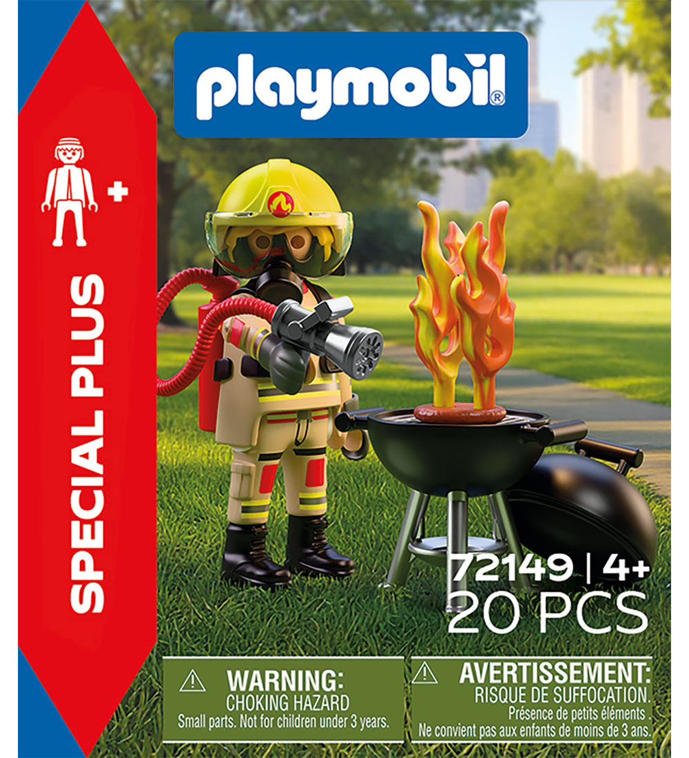 Playmobil Feuerwehrmann mit imaginärem Feuer - 72149 - 20 Teile - Playmobil - One Size - Spielzeug Playmobil Feuerwehrmann mit imaginärem Feuer - 72149 - 20 Teile - Playmobil - One Size - Spielzeug von Playmobil