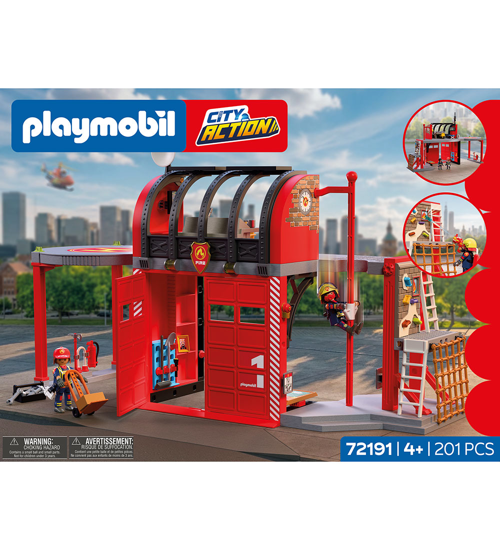 Playmobil City Action - Groß Feuerwache 72191 - 201 Teile - Playmobil - One Size - Spielzeug Playmobil City Action - Groß Feuerwache 72191 - 201 Teile - Playmobil - One Size - Spielzeug von Playmobil