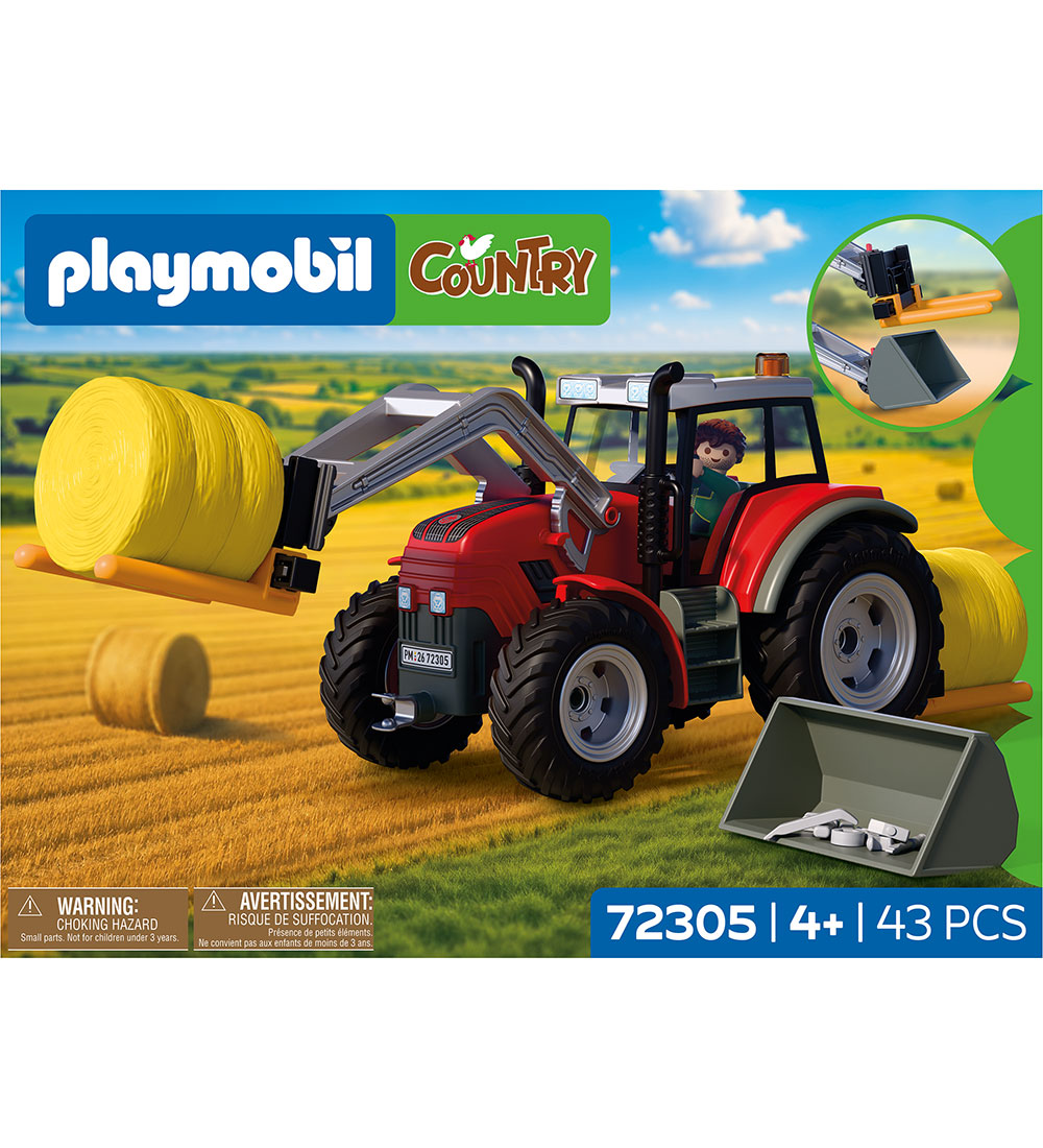 Playmobil Country - Groß Traktor Mit Heuballen 72305 - 43 Teile - Playmobil - One Size - Spielzeug Playmobil Country - Groß Traktor Mit Heuballen 72305 - 43 Teile - Playmobil - One Size - Spielzeug von Playmobil
