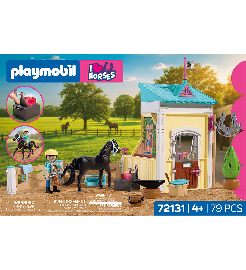 Playmobil I Love Pferde - Klein Stall mit Hufschmied 72131 - 79 - Playmobil - One Size - Spielzeug Playmobil I Love Pferde - Klein Stall mit Hufschmied 72131 - 79 - Playmobil - One Size - Spielzeug von Playmobil