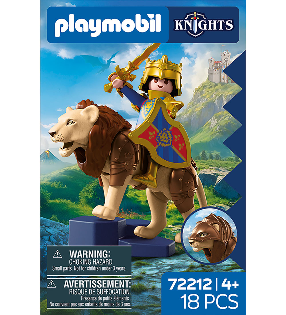 Playmobil Ritter - Löwe mit goldenem Ritter 72212 - 18 Teile - Playmobil - One Size - Spielzeugfiguren Playmobil Ritter - Löwe mit goldenem Ritter 72212 - 18 Teile - Playmobil - One Size - Spielzeugfiguren von Playmobil