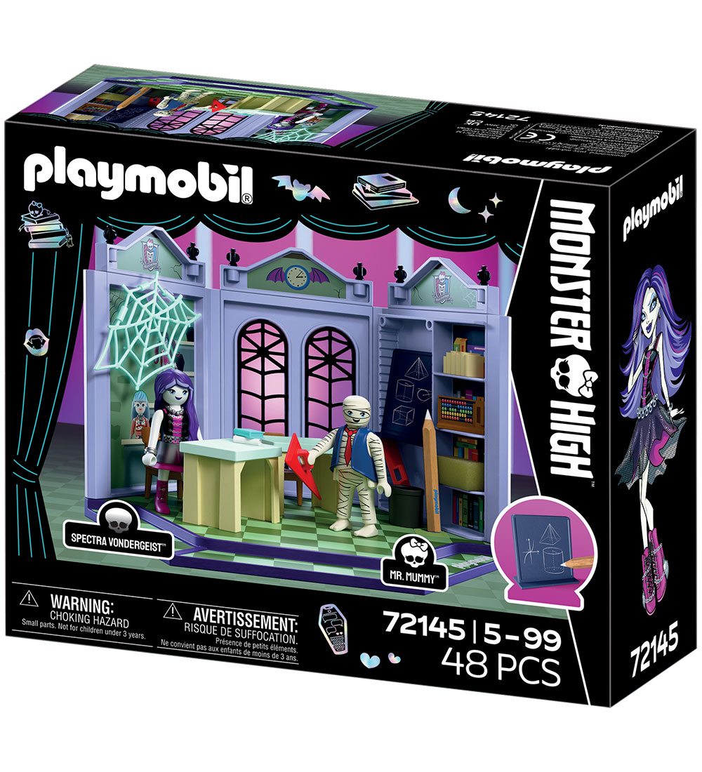 Playmobil Monster High Klassenzimmer - 72145 - 48 Teile - Playmobil - One Size - Spielzeug Playmobil Monster High Klassenzimmer - 72145 - 48 Teile - Playmobil - One Size - Spielzeug von Playmobil
