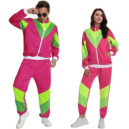 Playnett 90er Jahre Outfit Herren Faschingskostüme Männer 80er Fasching 80er Jahre Damen 90er 80 Er von Playnett