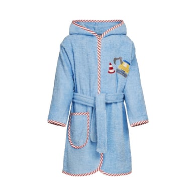 Playshoes Frotte-Bademantel Bagger blau von Playshoes