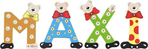 Playshoes Kinder Holz-Buchstaben Namen-Set Maxi - Sortiert Playshoes Kinder Holz-Buchstaben Namen-Set Maxi - Sortiert von Playshoes