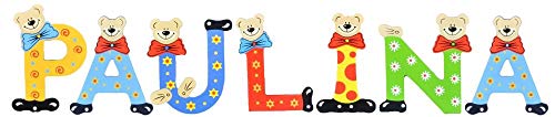 Playshoes Kinder Holz-Buchstaben Namen-Set Paulina - Sortiert Playshoes Kinder Holz-Buchstaben Namen-Set Paulina - Sortiert von Playshoes