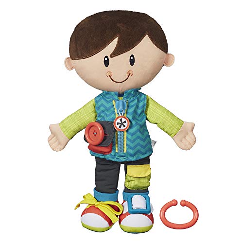 Playskool Classic Anziehspaß-Freunde (Junge), Activity Plüschpuppe für Kleinkinder ab 2 Jahren - Exklusiv bei Amazon von Playskool