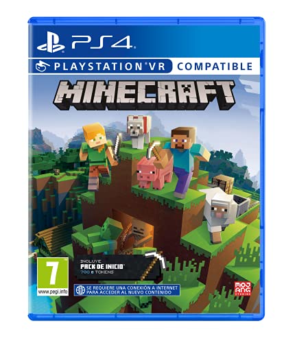 Playstation - Minecraft Starter Col (kompatibel mit VR)-PS4 Does Not Apply nicht für Videospiele, mehrfarbig, Einheitsgröße (Sony VJGPS4SON21703792) von Playstation