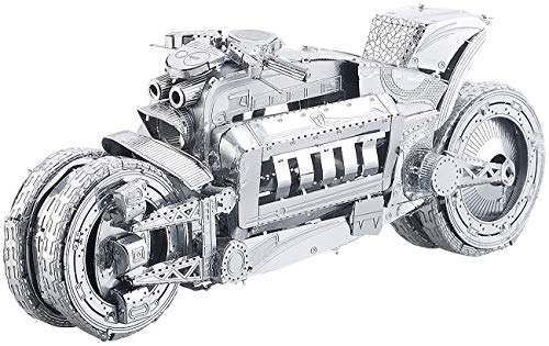 Playtastic 3D Metall Puzzle: 3D-Bausatz Motorrad aus Metall im Maßstab 1:13, 45-teilig (Metall-Modell-Bausatz, Blechspielzeug, Mitbringsel) von Playtastic