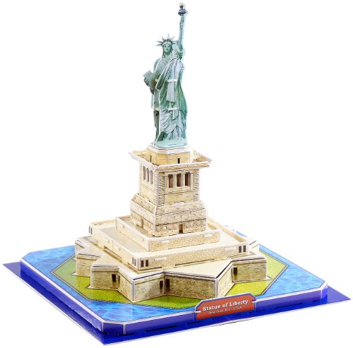 Playtastic Gebäude Puzzle: 3D-Puzzle Freiheitsstatue (Kinder Spielzeug, Modellbau) von Playtastic