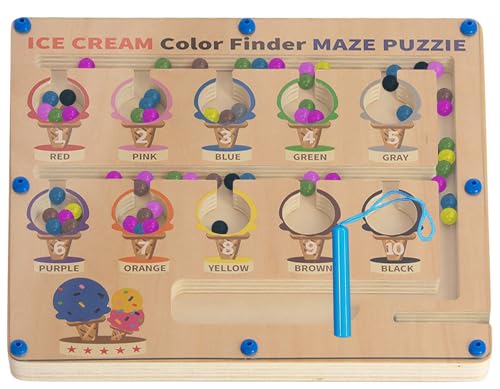 Playtastic Sortierspiele: Labyrinth Magnetspiel für Kinder mit EIS Muster, Farben, Zahlenlernen (Zählspiele für Kinder, Farberkennungsspielzeuge) Playtastic Sortierspiele: Labyrinth Magnetspiel für Kinder mit EIS Muster, Farben, Zahlenlernen (Zählspiele für Kinder, Farberkennungsspielzeuge) von Playtastic