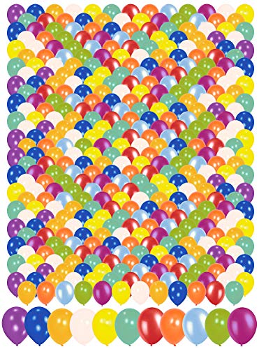 Playtastic Luftballons Hochzeit: 400 bunte Luftballons (30 cm) Megapack (Balloon, Ballon, Geburtstag) von Playtastic