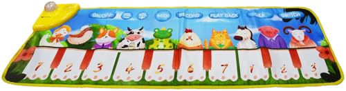 Playtastic Tanzmatte: Kinder-Klavier- und Musikmatte Fairy Farm Animals, 10 Lieder & Tiere (Kinder Spielzeug ab 3 Jahre, Kinder Spielzeug ab 3 Jahre Junge) von Playtastic