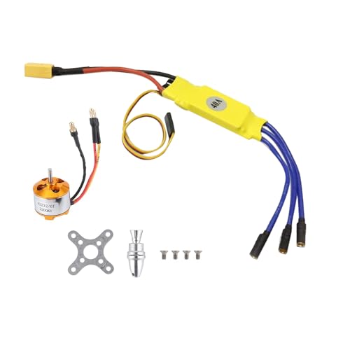 Plookyoe 2212 KV2200 Motor + 40A ESC XT60 RC Motor ESC-Set für Drohnen-Hubschrauber-Upgrade-ZubehöR von Plookyoe