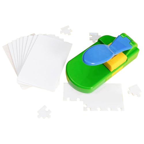 Plookyoe GrüN-Jigsaw Puzzle Maker Maschine PräGung Blumenstanze Lernspielzeug für Kinder DIY Handgefertigte Materialien von Plookyoe