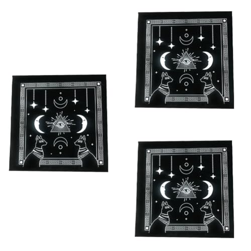 Plookyoe Typ-C-Tarot-Tischdecke, Samtmatte, Fünfzackige Stern-Tischdecke, Schöne Muster-Tischdecke von Plookyoe