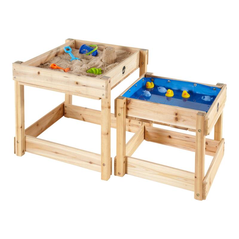 Plum Sand- und Wassertisch aus Holz, 2er Set von Plum