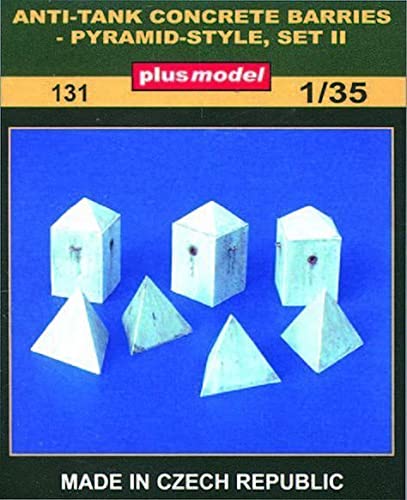 Plus-Model 131 - Panzerbarrikaden Pyramidenform Set II von Plus-Model