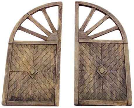 Plus-Model 431 - Wooden Gate, Round von Plus-Model