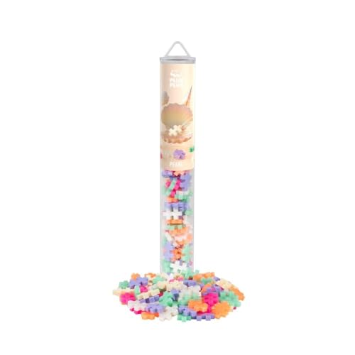 Plus-Plus 100 Tube Kreativ Bausteine Pearl von Plus-Plus