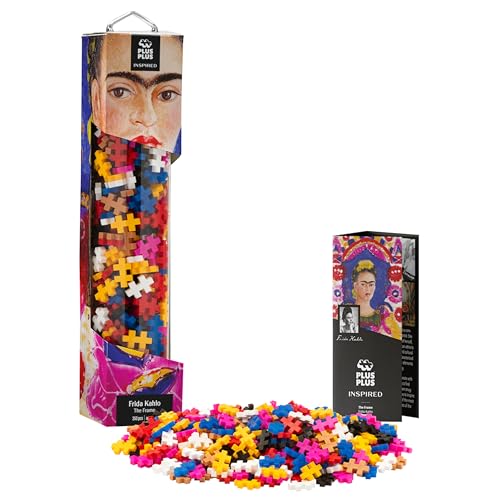 Plus-Plus 5162 Geniales Konstruktionsspielzeug, Der Rahmen von Frida Kahlo, Inspired-Edition, Kreativ-Bausteine Tube, 350 Teile von Plus-Plus