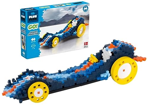 Plus-Plus 7015 Dragster 9607015 Kreativ-Bausteine, Konstruktionsspielzeug, PlusPlus Go, 275 Teile von Plus-Plus