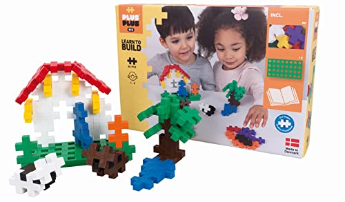 Plus-Plus Geniales Konstruktionsspielzeug, Big Learn to Build, Bausteine-Set, 60 Teile, 300.3288, Schwarz von Plus-Plus