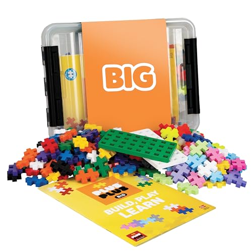 Plus-Plus, pc 9603413 Kreativ-Bausteine Big Box, Geniales Konstruktionsspielzeug, 200 Teile von Plus-Plus