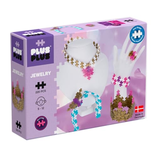 Plus-Plus Konstruktionsspielzeug, Schmuckset, Bausteine-Set, Jewelry, 220 Teile 9603851 von Plus-Plus