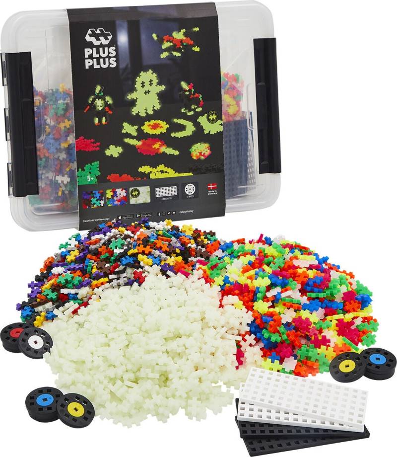 Plus-Plus Build and Glow 3D Aufbewahrungsbox 2000 Teile von Plus Plus