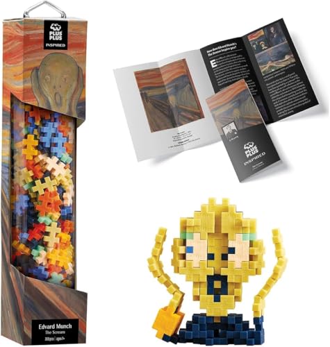 Plus-Plus - Inspired - Edvard Munch - Der Schrei - 350 Teile - Bausteine, Bauen, Lernspielzeug für Kinder, Reise, Reisespielzeug, Hergestellt in Dänemark Plus-Plus - Inspired - Edvard Munch - Der Schrei - 350 Teile - Bausteine, Bauen, Lernspielzeug für Kinder, Reise, Reisespielzeug, Hergestellt in Dänemark von Plus-Plus