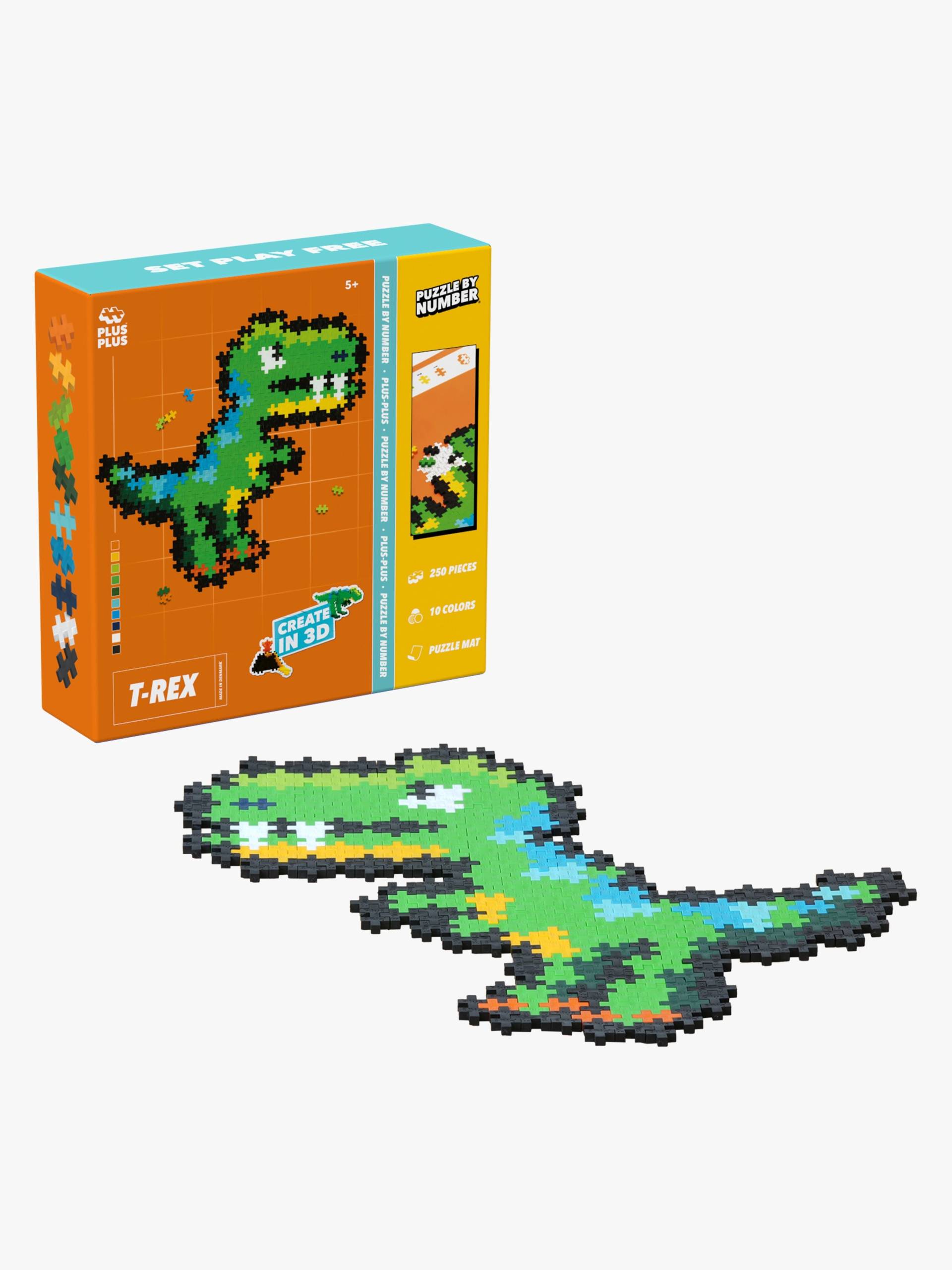 Plus-Plus Puzzle By Number Bausatz T-Rex 250 Teile Plus-Plus Puzzle By Number Bausatz T-Rex 250 Teile von Plus Plus