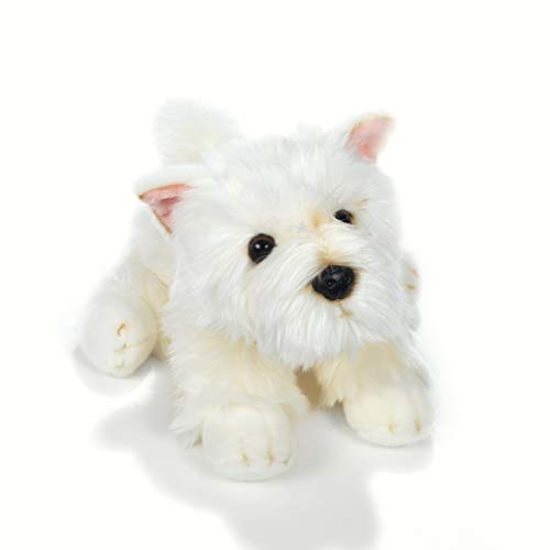 Plush & Company 15886 Angie-Dog Westie 30 cm Länge, Mehrfarbig von Plush & Company