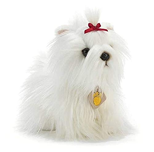 Plush & Company 15919 Whitney Yorksihire Bianco-Lunghezza 23Cm Peluches Cani plüsch, Weiß, 23 cm von Plush & Company