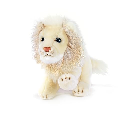 Plush & -PLUSH & Asly White Lion Blue Plüschtiere, Wald, Savana, Mehrfarbig, 8029956159510 von Plush & Company