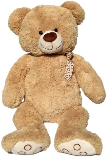 Wagner 9015 - XXL Plüschbär Teddy Bär - 100 cm groß - hell-braun - Teddybär Kuschelbär Kuscheltier von Plushfarm