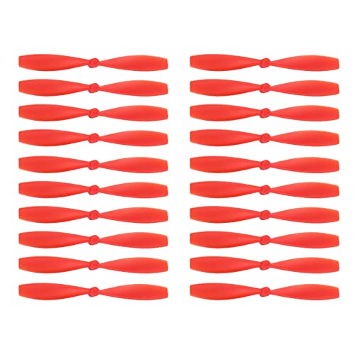 Pluuttiem 10 Paare CW CCW Propeller Mini Requisiten BläTter Teile für Teile für RC (Rot) von Pluuttiem