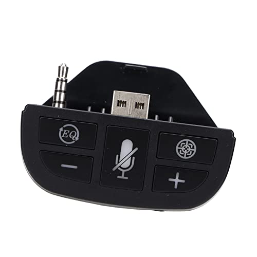 Plyisty Stereo-Headset-Adapter, Mikrofon-Kopfhörer-Adapter für One Wireless Controller, Kopfhörer-Audio-Konverter für Game-Sound, Voice-Chat von Plyisty