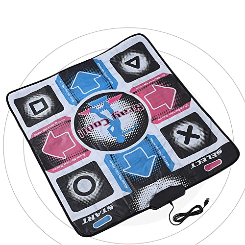 Tanzmatte, rutschfeste Dance Dance Revolution Dance Pad, USB Wear-resistente Dancing Step Dancer Decke, für PC 98/2000/XP/7 OS von Plyisty